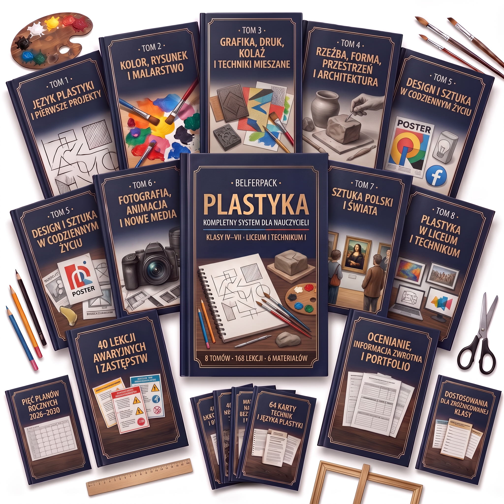 BelferPack: Plastyka, system 8 tomów i 6 bonusów dla nauczycieli