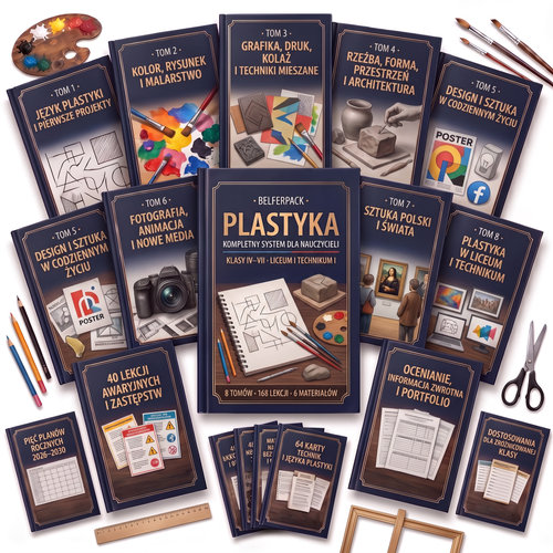 BelferPack: Plastyka, system 8 tomów i 6 bonusów dla nauczycieli