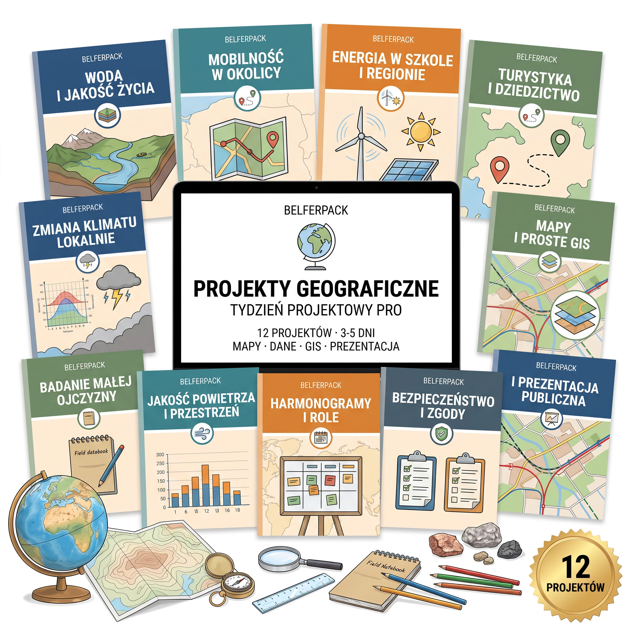 Projekty geograficzne i Tydzień Projektowy PRO