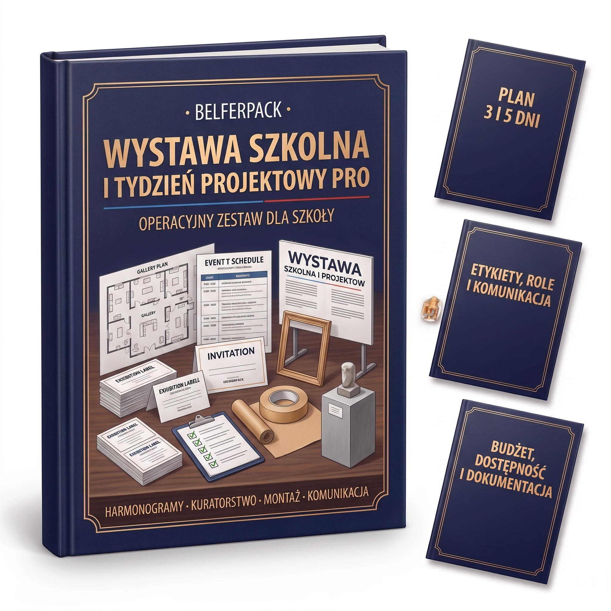 Wystawa szkolna i Tydzień Projektowy PRO, pakiet cyfrowy BelferPack